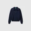 Polo tricoté en pure laine mérinos